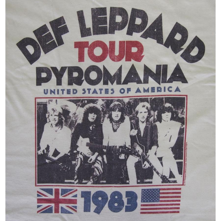 DEF LEPPARD・デフレパード・PYROMANIA TOUR・Tシャツ・ロックTシャツ 
