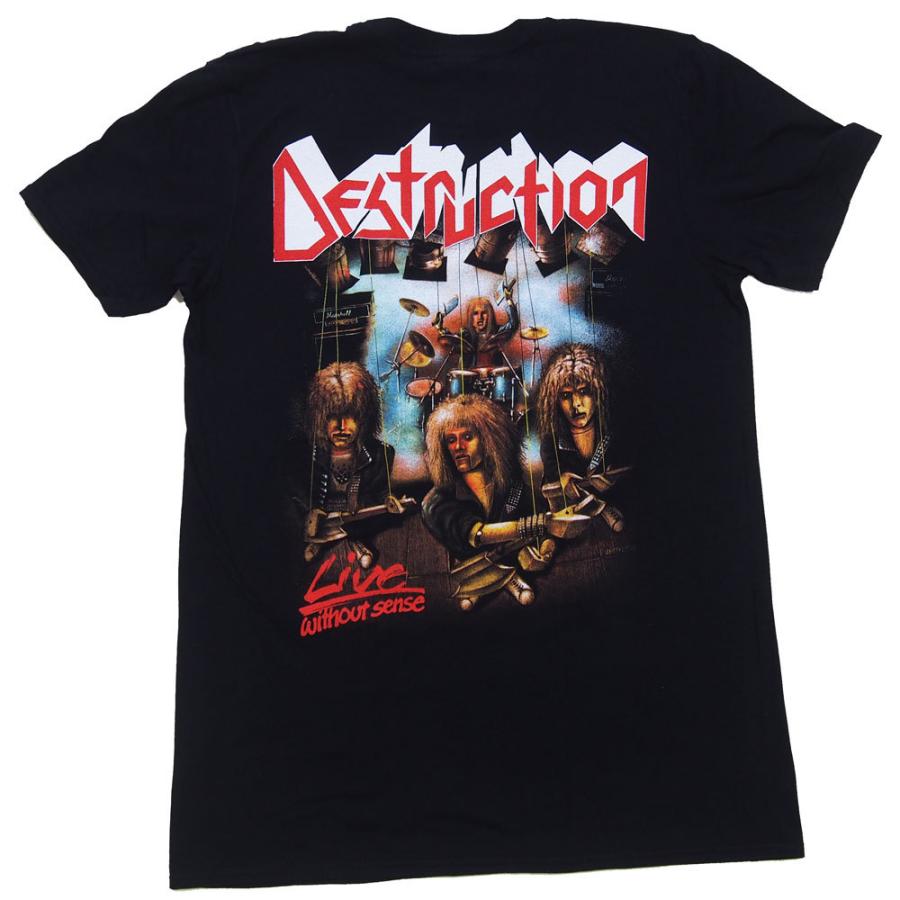 DESTRUCTION・デストラクション・LIVE WITHOUT SENSE・Tシャツ・メタルTシャツ |  | 02