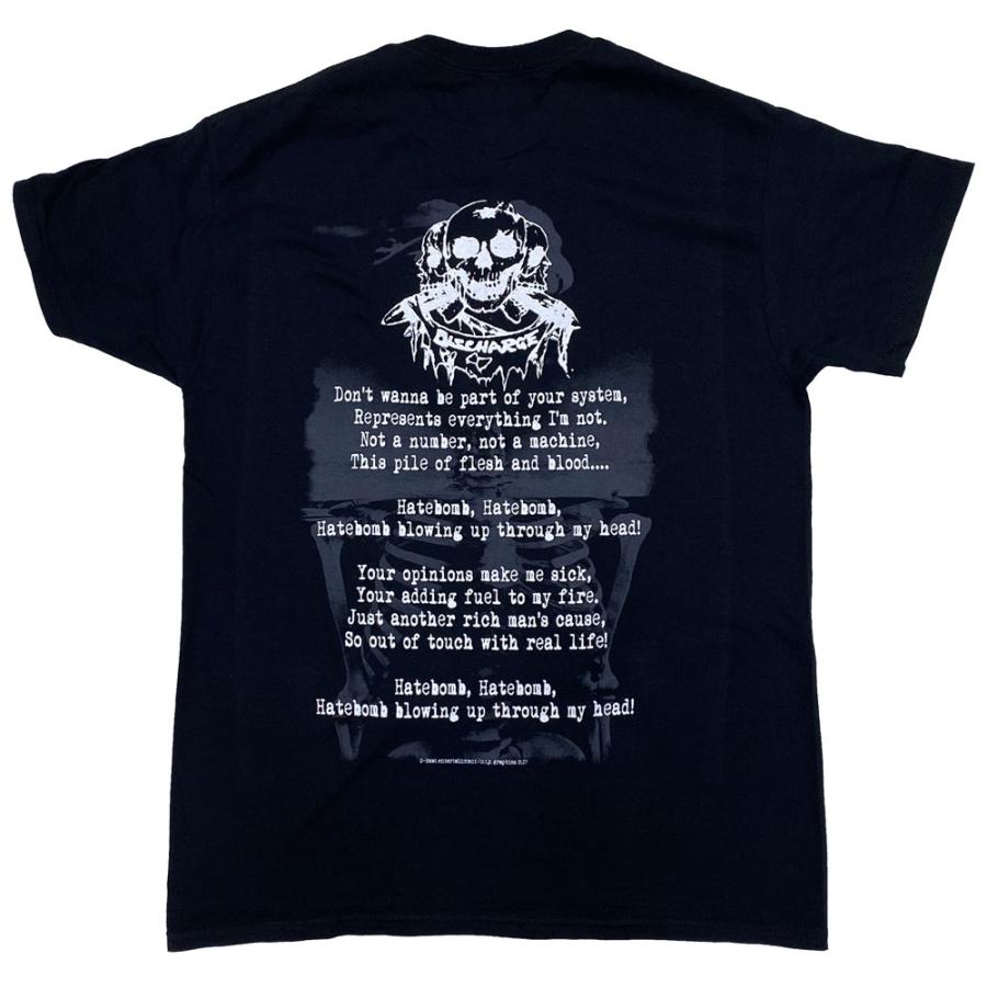 ディスチャージ・DISCHARGE・HATE BOMB・UK版・Tシャツ・ロックTシャツ |  | 02