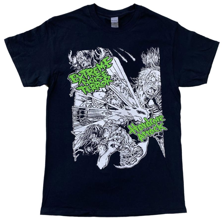 EXTREME NOISE TERROR・エクストリーム・ノイズ・テラー・HARDCORE ATTACK・Tシャツ・ロックTシャツ |  | 01