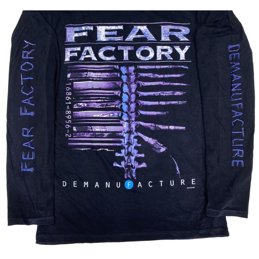 FEAR FACTORY - DEMANUFACTURE CLASSIC BLACK Long Sleeve Shirt Medium