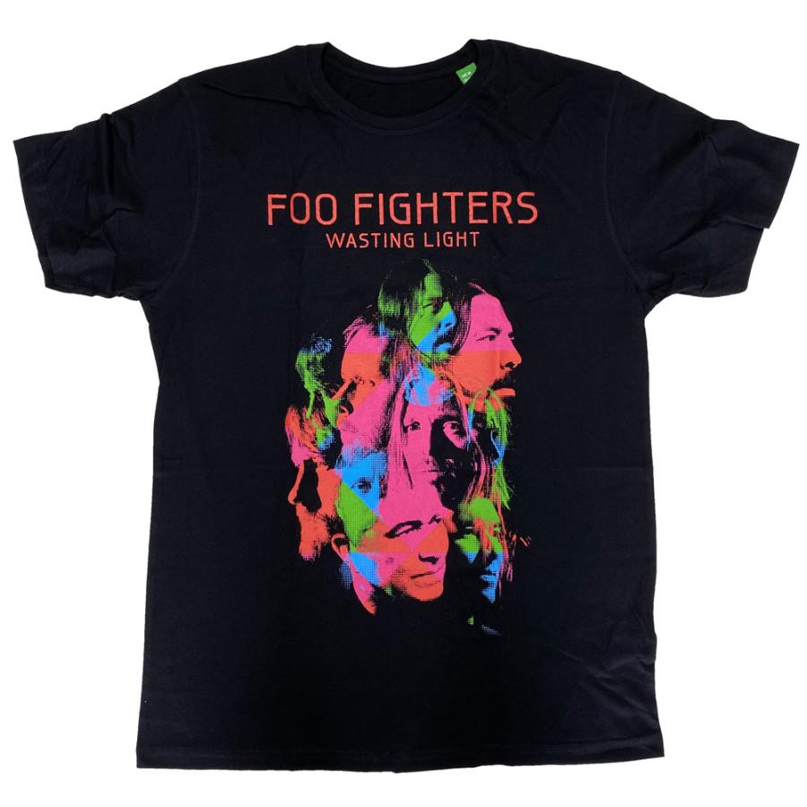 T-shirt Officiel Foo Fighters Wasting Light - Logo Album Noir Tailles S à 2XL Neuf