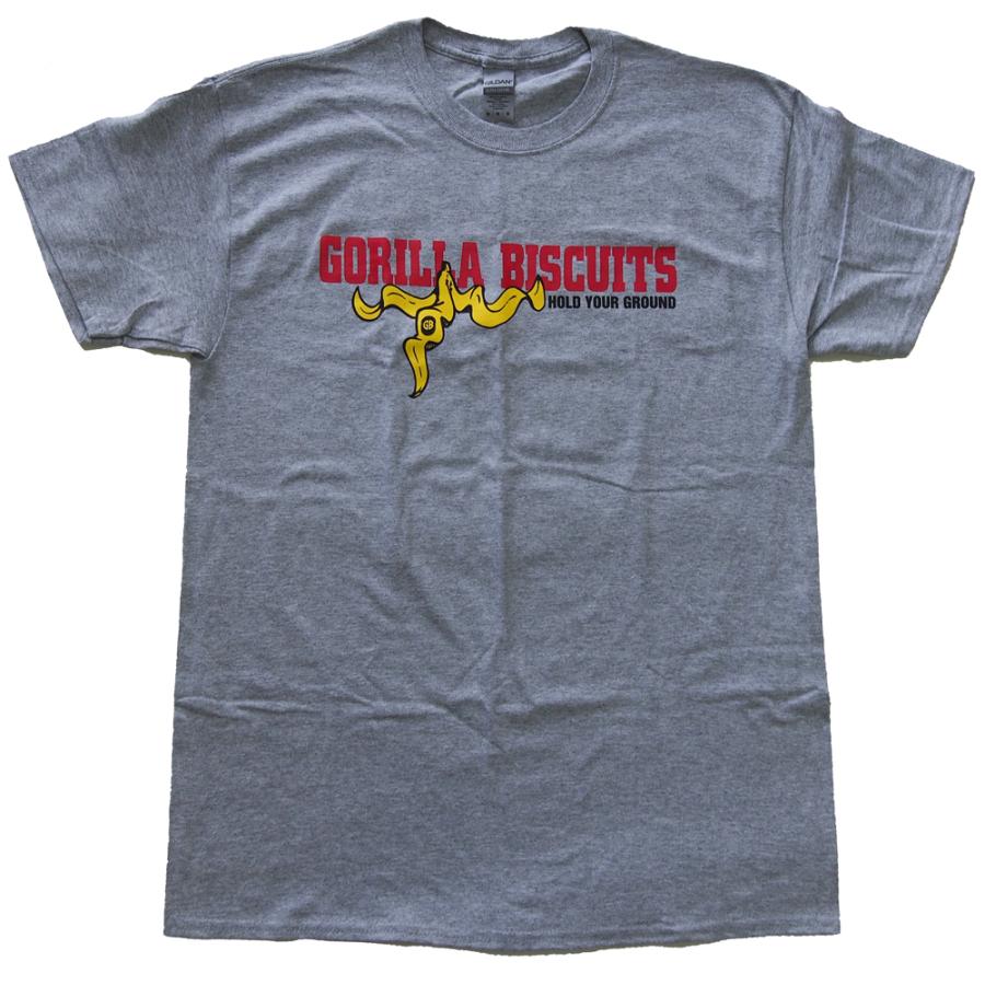 ゴリラ ビスケッツ・GORILLA BISCUITS・HOLD YOUR GROUND・グレー・T