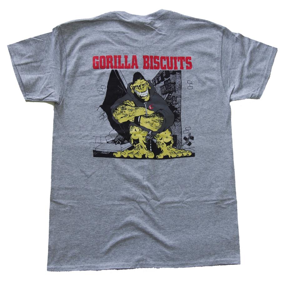 ゴリラ ビスケッツ・GORILLA BISCUITS・HOLD YOUR GROUND・グレー・T