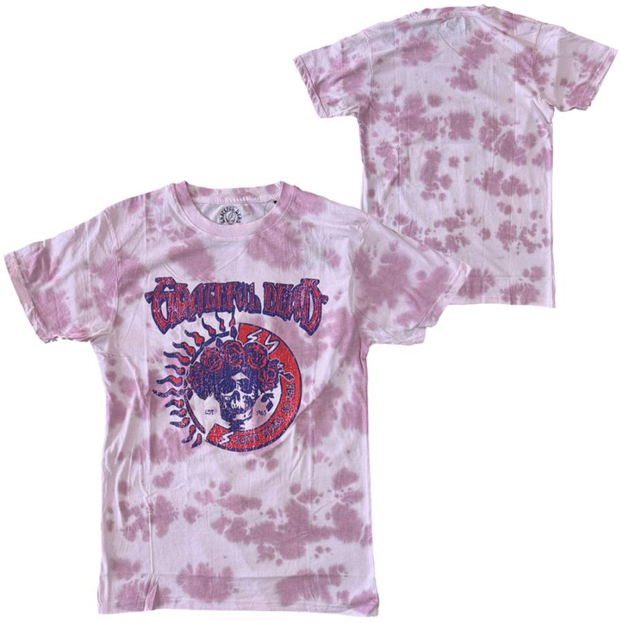 グレートフル デッド・GRATEFUL DEAD・60YEARS SO FAR・ピンクむら染め・Tシャツ・バンドTシャツ | 
