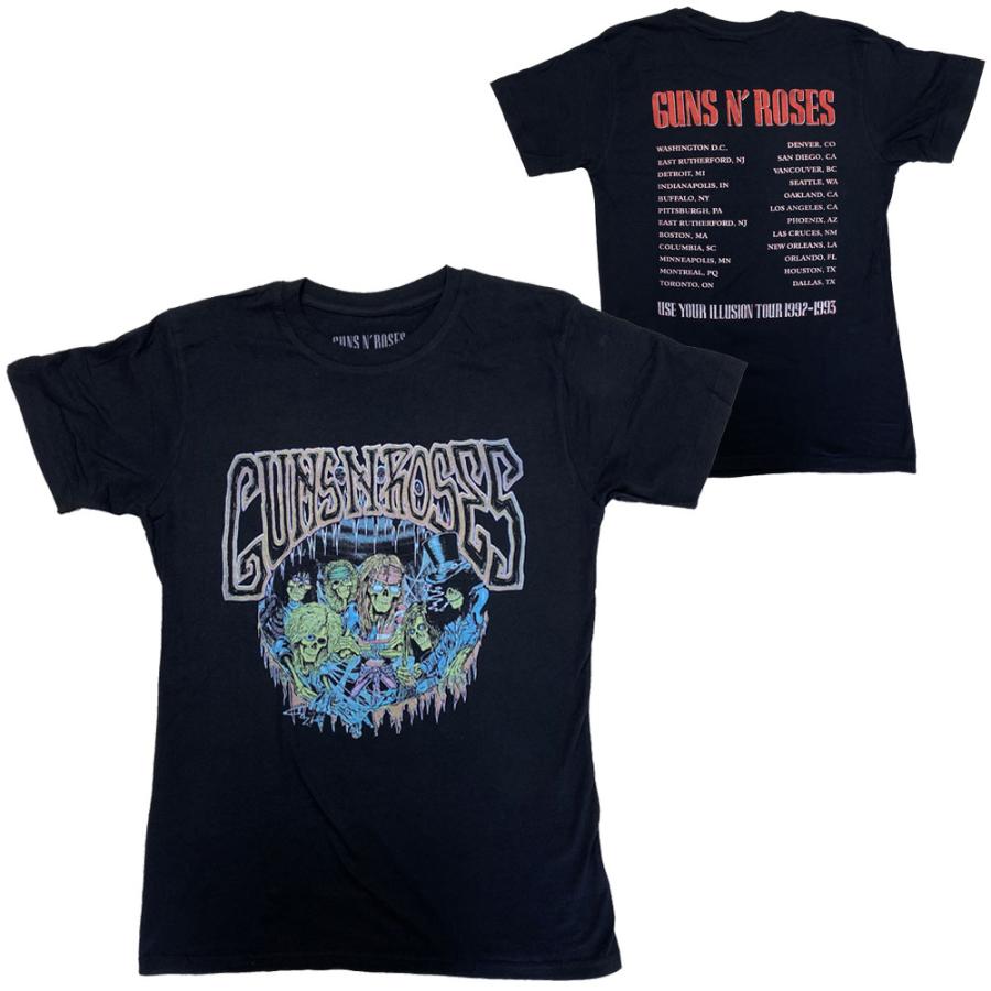 GUNS N' ROSES ILLUSION TOUR 1991 Tシャツ ガンズ アンド ロゼース・GUNS N ROSES・ILLUSION TOUR・Tシャツ