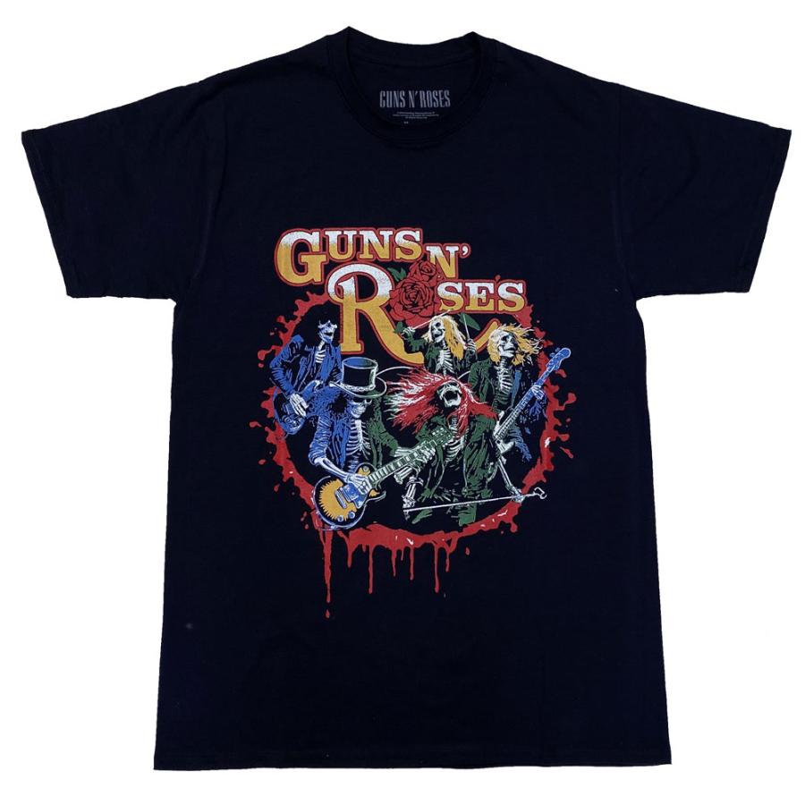 ガンズ アンド ロゼース・GUNS N ROSES・WAS HERE・Tシャツ・ ロックT