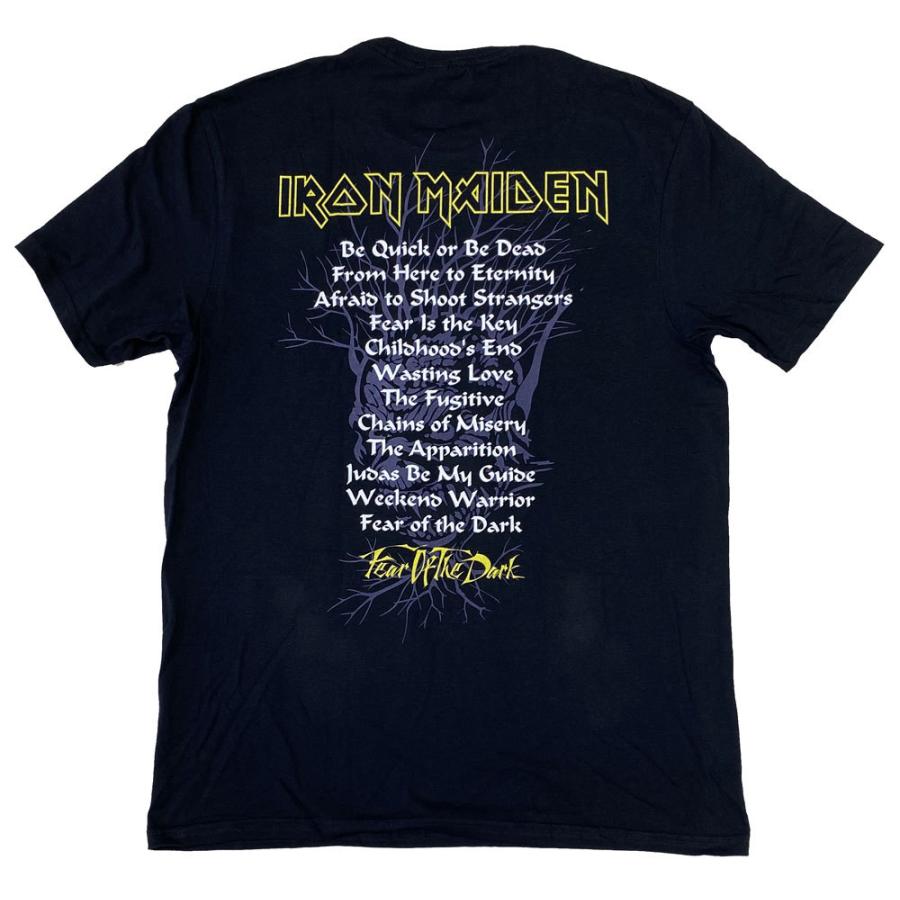 アイアン メイデン・IRON MAIDEN・FEAR OF THE DARK・TRACKLISTING・Tシャツ・メタルTシャツ｜dragtrain｜03