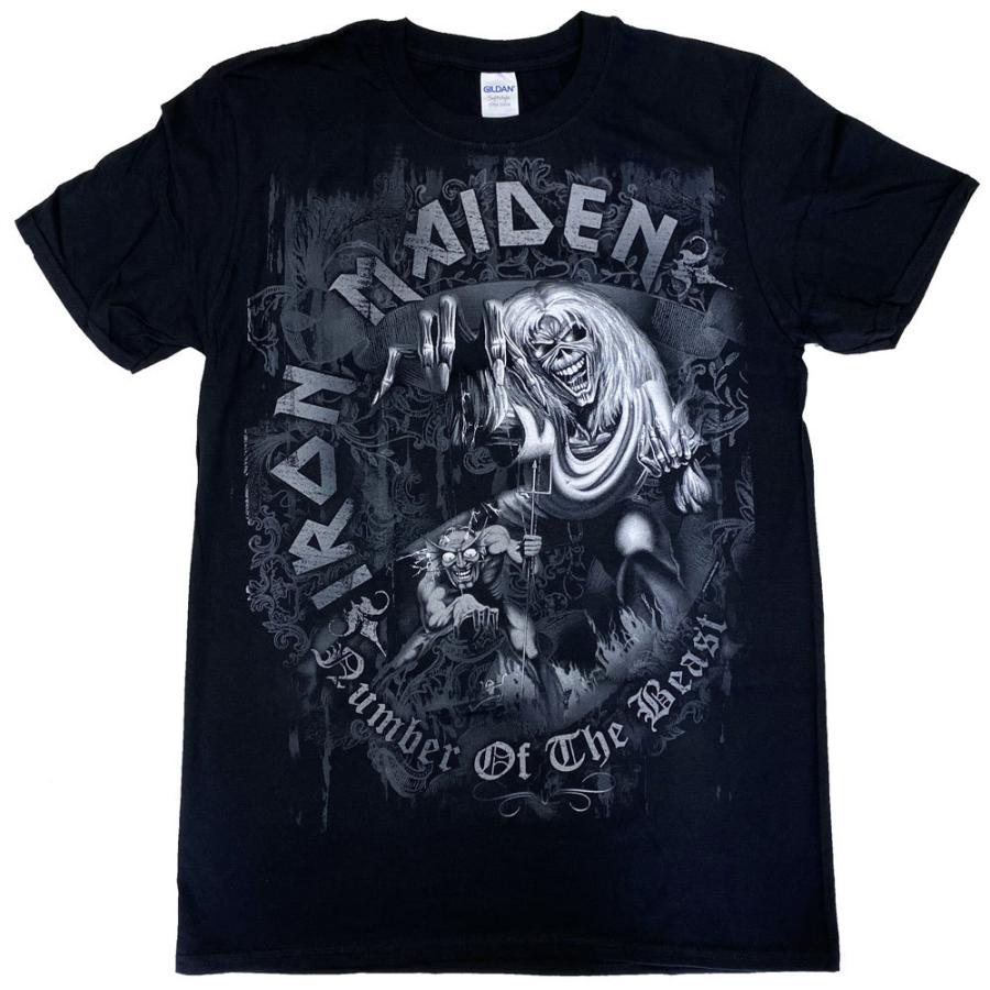 アイアンメイデン・IRON MAIDEN・NOTB GREY TONE・Tシャツ・バンドT