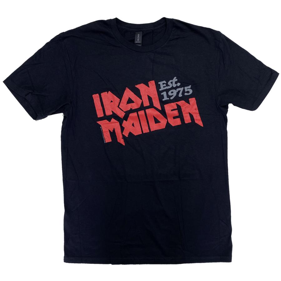 アイアン メイデン・IRON MAIDEN・EAST.1975 SLANTED LOGO・Tシャツ