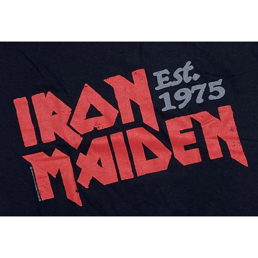 アイアン メイデン・IRON MAIDEN・EAST.1975 SLANTED LOGO・Tシャツ