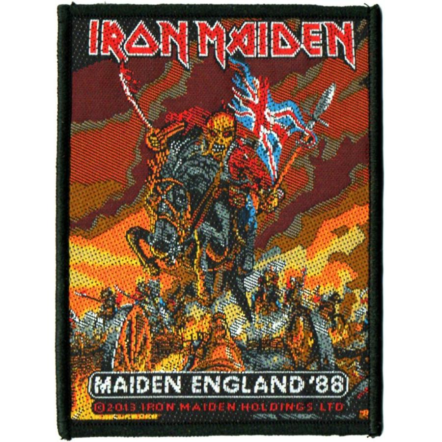 アイアン メイデン・IRON MAIDEN・MAIDEN ENGLAND 88・刺繍パッチ・ワッペン｜dragtrain