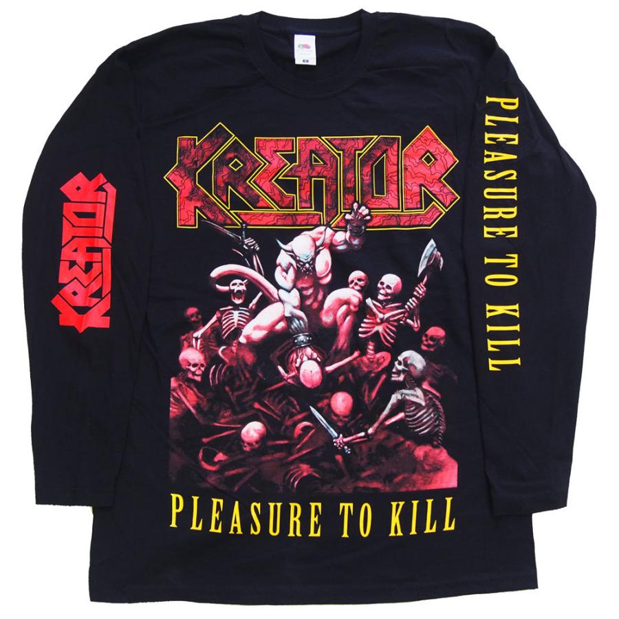 KREATOR・クリ-ター・PLEASURE TO KILL・長袖・ロングスリーブ 