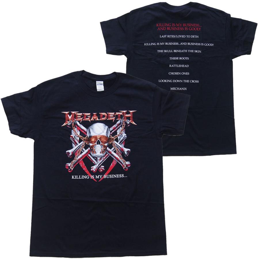 メガデス・MEGADETH・KILLING IS MY BUSINESS TRACKLIST・UK版・T