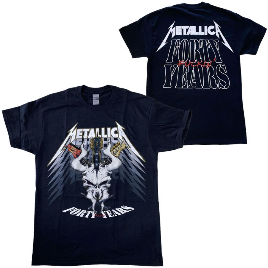 メタリカ・METALLICA・40TH ANNIVERSARY・Tシャツ・ロックTシャツ｜dragtrain