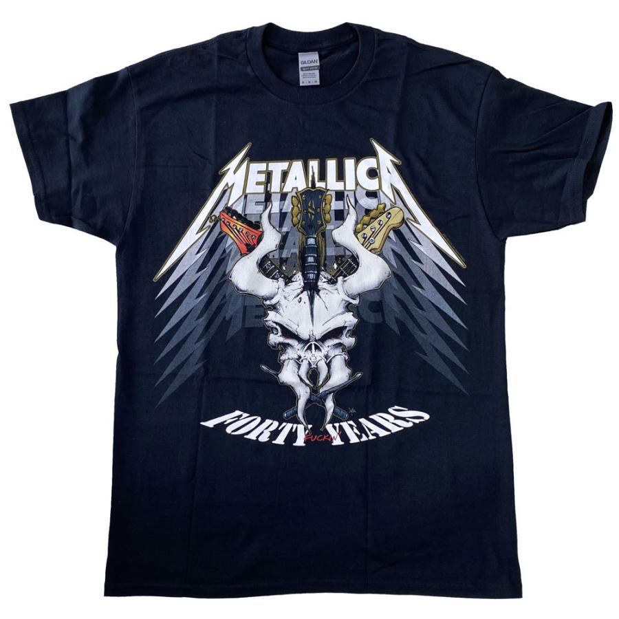 メタリカ・METALLICA・40TH ANNIVERSARY・Tシャツ・ロックTシャツ｜dragtrain｜02