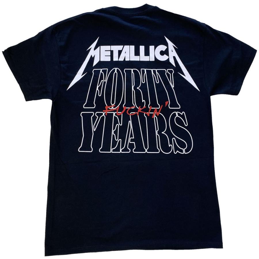 メタリカ・METALLICA・40TH ANNIVERSARY・Tシャツ・ロックTシャツ｜dragtrain｜03