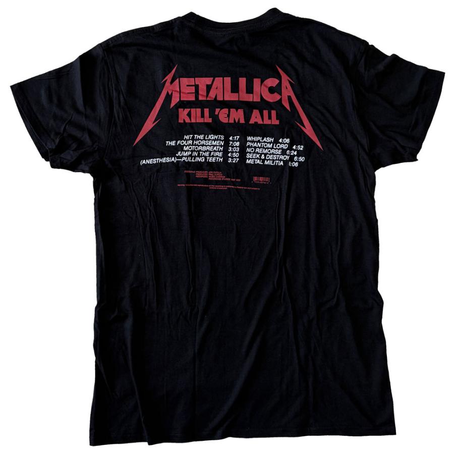 メタリカ・METALLICA・KILL EM ALL TRACKS・NEW・UK版・Tシャツ・メタルTシャツ |  | 02