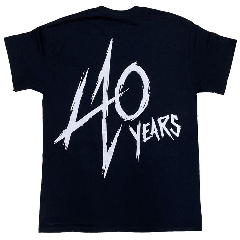 メタリカ・METALLICA・SONGS LOGO 40TH ANNIVERSARY・Tシャツ・ロックT