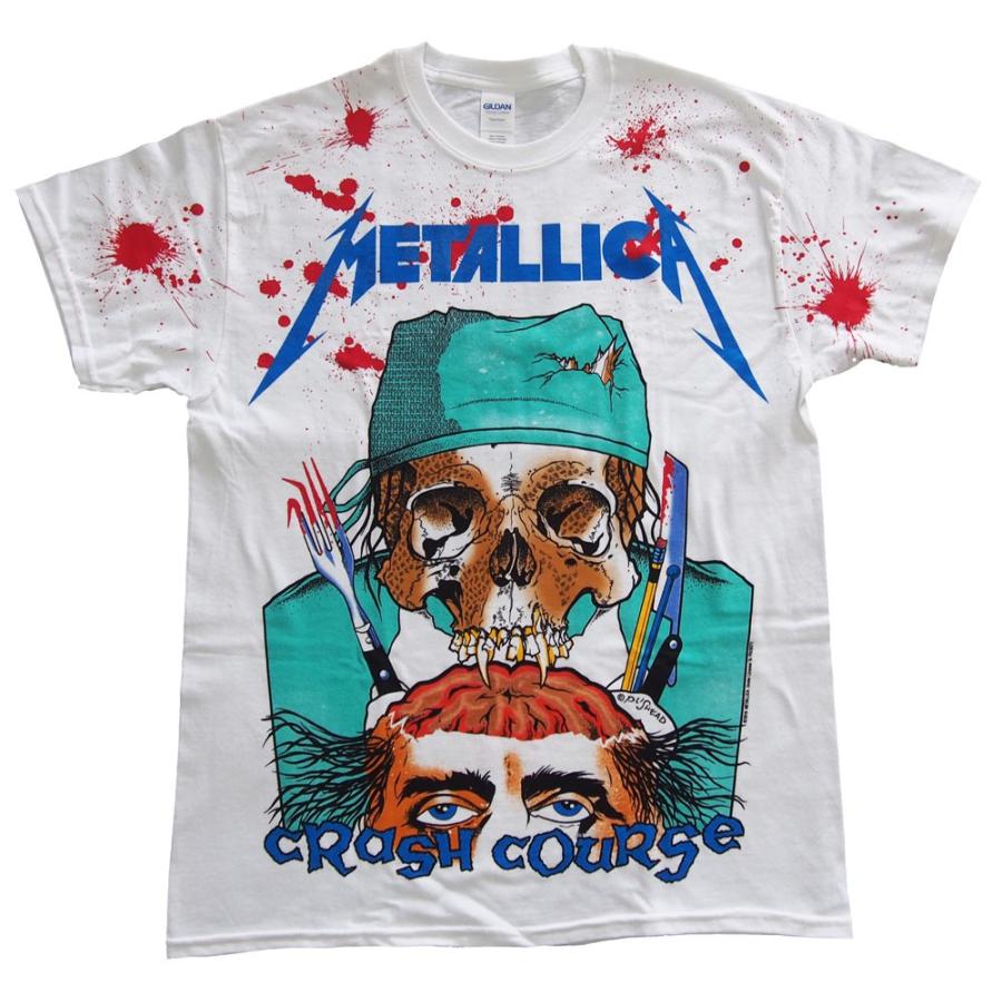 メタリカ・METALLICA・COURSE IN BRAIN SURGERY A/O WHITE Tシャツ 