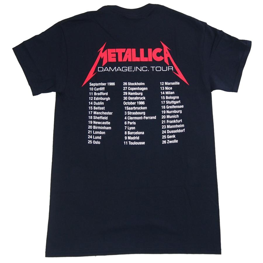 METALLICA・メタリカ・MASTER OF PUPPETS EUROPEAN TOUR 1986・Tシャツ