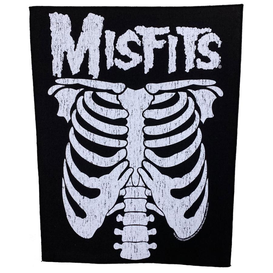 ミスフィッツ・MISFITS・RIBCAGE・バックパッチ・ワッペン : DRAGTRAIN - 通販 - Yahoo!ショッピング