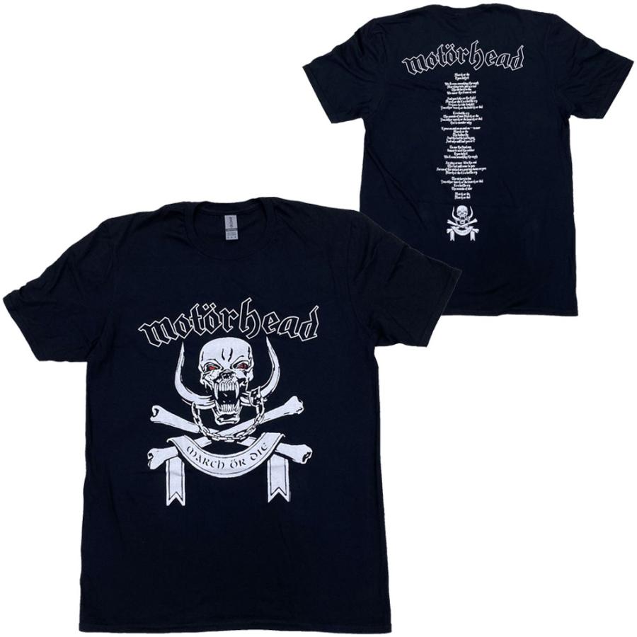 モーターヘッド・MOTORHEAD・MARCH OR DIE LYRICS・Tシャツ