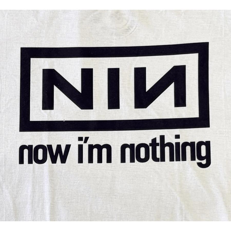 ナイン インチ ネイルズ・NINE INCH NAILS・NOW I'M NOTING・WHITE・Tシャツ・ロックTシャツ |  | 01