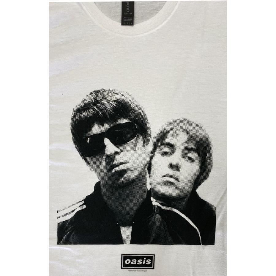 オアシス・OASIS・NOEL & LIAM SQUARE PHOTO・Tシャツ・ロックT