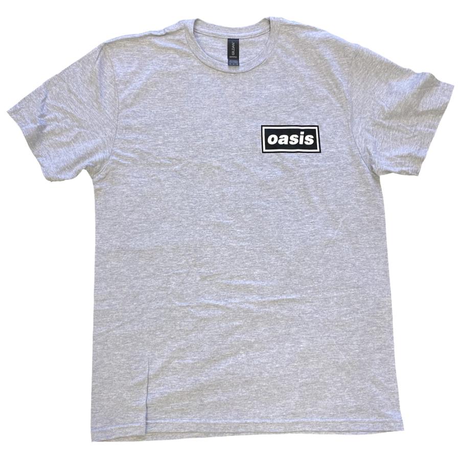 オアシス・OASIS・DEFINITELY MAYBE PROMO・グレー・Tシャツ・ロックT
