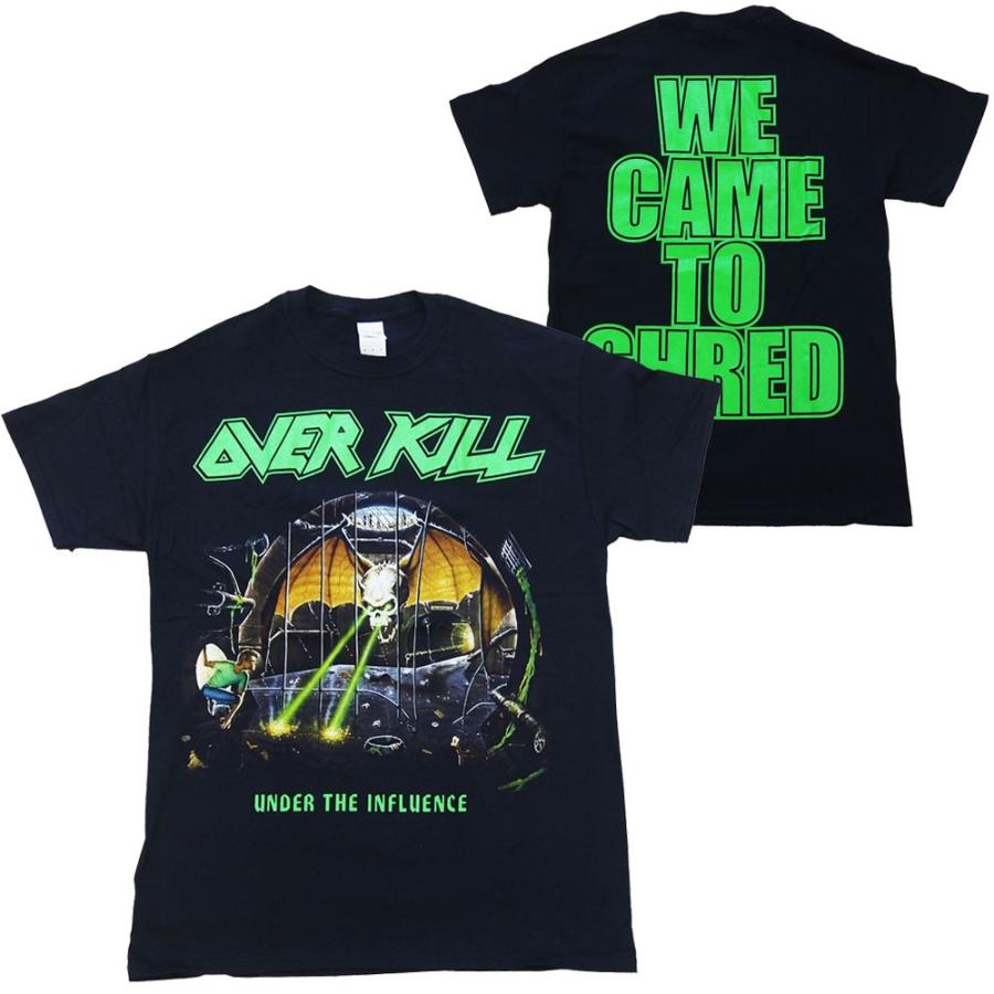 オーヴァーキル・OVERKILL・UNDER THE INFLUENCE・Tシャツ・メタルTシャツ | 