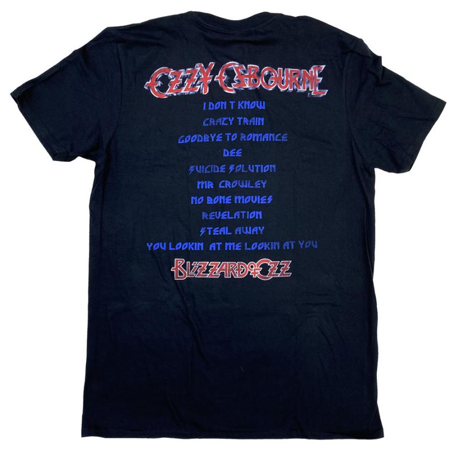 オジー オズボーン・OZZY OSBOURNE・BLIZZARD OF OZZ TRACKLIST・Tシャツ・メタルTシャツ｜dragtrain｜03