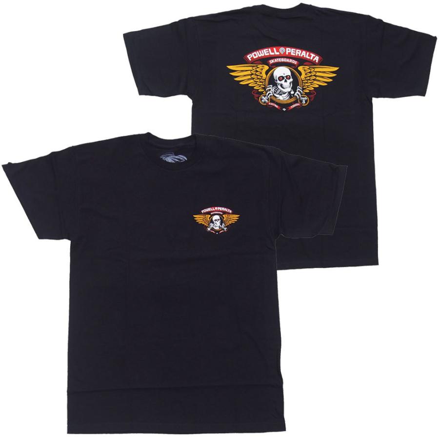 POWELL PERALTA・パウエル・ペラルタ・WINGED RIPPER・ブラック・T