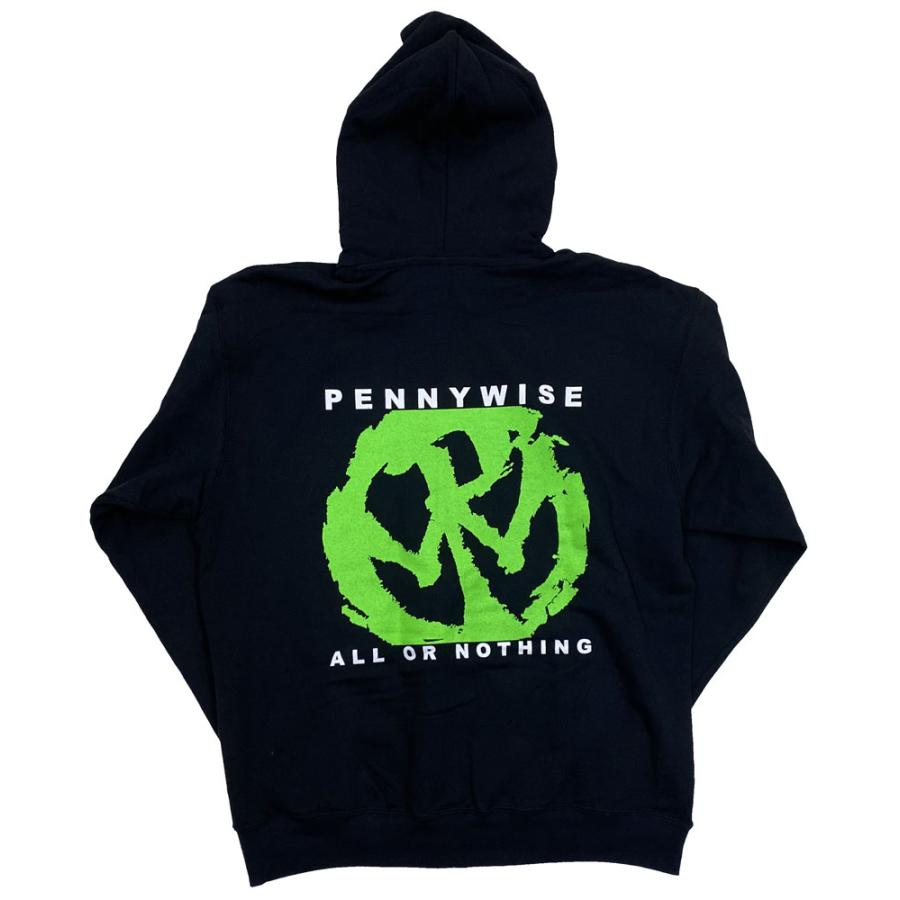 ペニーワイズ・PENNYWISE・ALL OR NOTHING・ジップパーカー