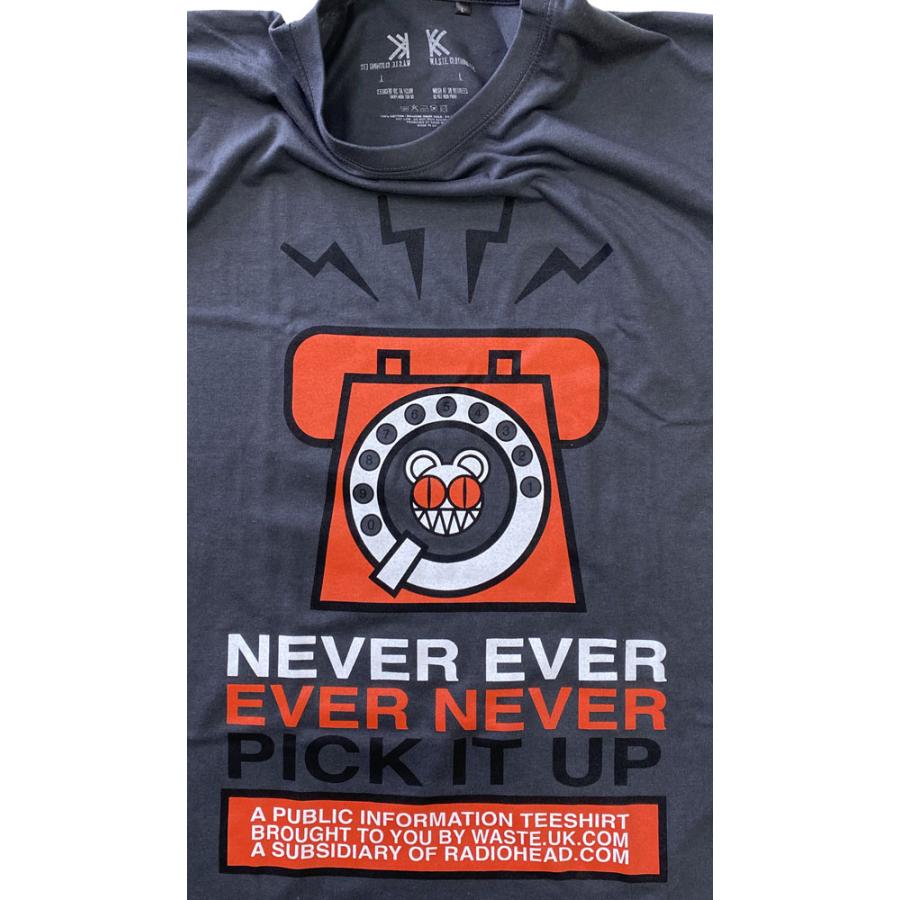 RADIOHEAD・レディオヘッド・NEVER PICK IT UP・UK版・Tシャツ・ロック