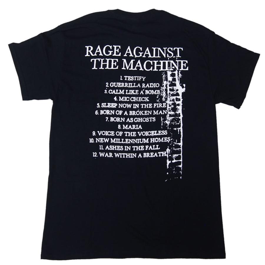 RAGE AGAINST THE MACHINE・レイジ アゲインスト ザ マシーン・BOLA ALBUM COVER TRACKS・Tシャツ・ロックTシャツ｜dragtrain｜03