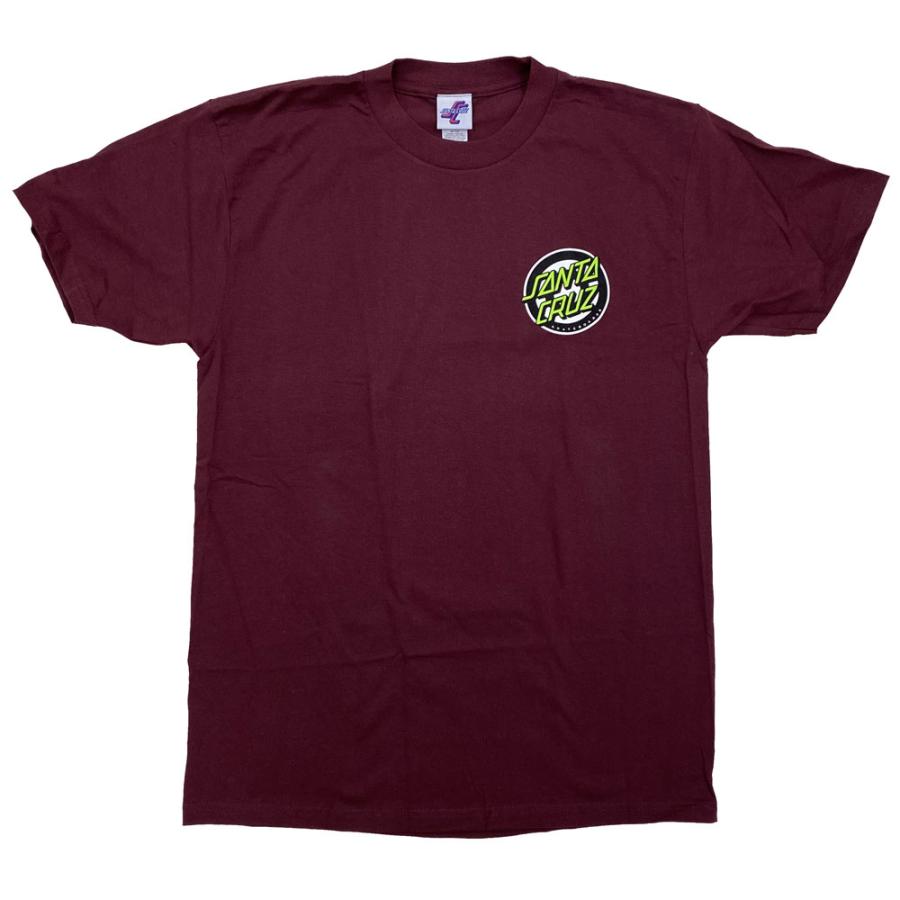 SANTA CRUZ（サンタクルーズ） ・ROSKOPP FACE・バーガンディ・Tシャツ