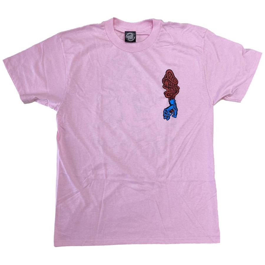 Santa Cruz サンタクルーズ ピンク Tシャツ XL NHSタグ SANTA CRUZ CRUZ・サンタクルーズ・SCREAMING HAND・ピンク