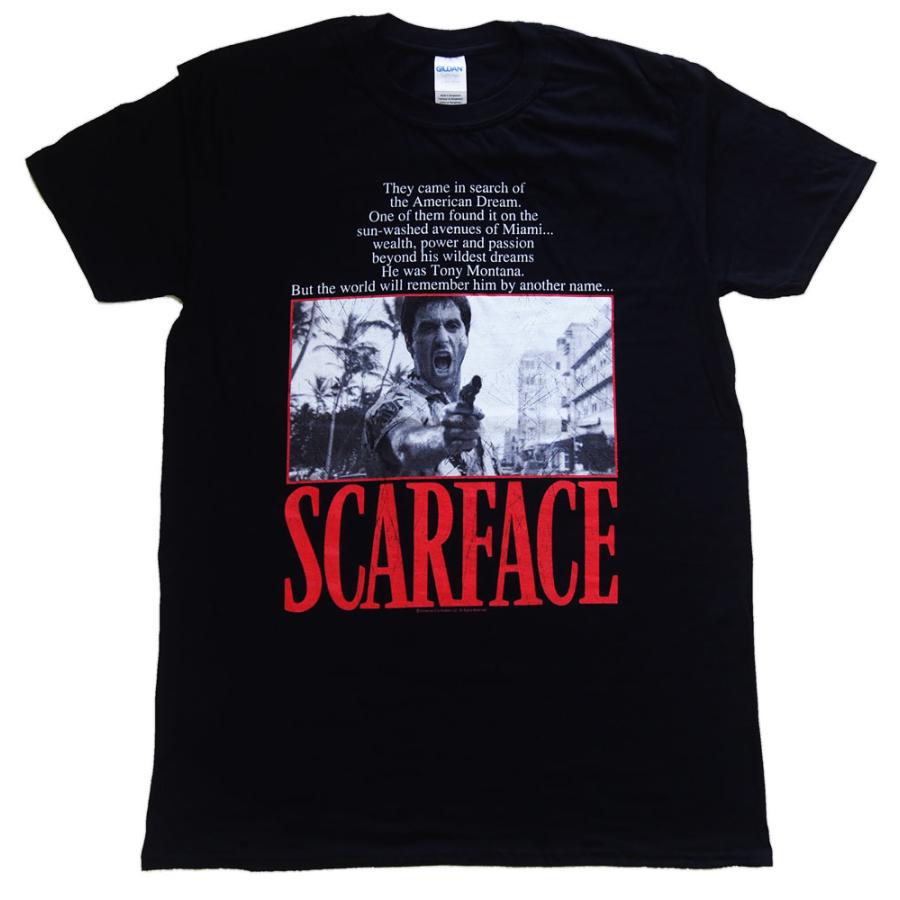 SCARFACE・スカーフェイス・AMERICAN DREAM QUOTE・Tシャツ