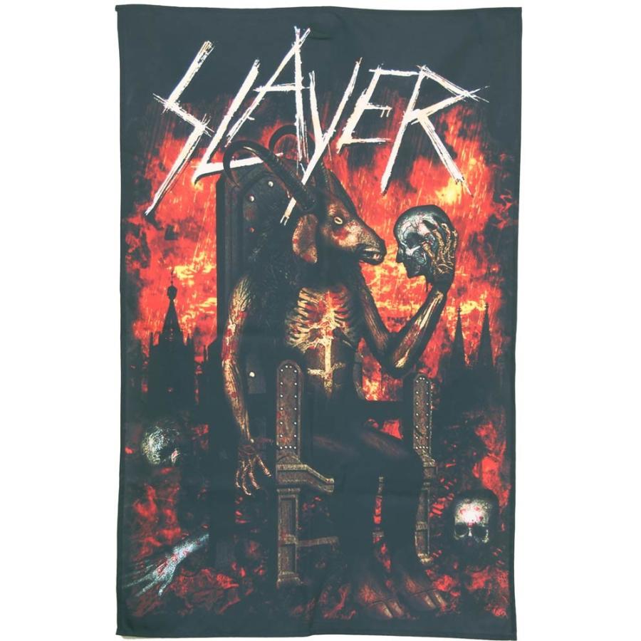 SLAYER   スレイヤー DEVIL ON THRONE ポスター ポスターフラッグ 厚手 | 
