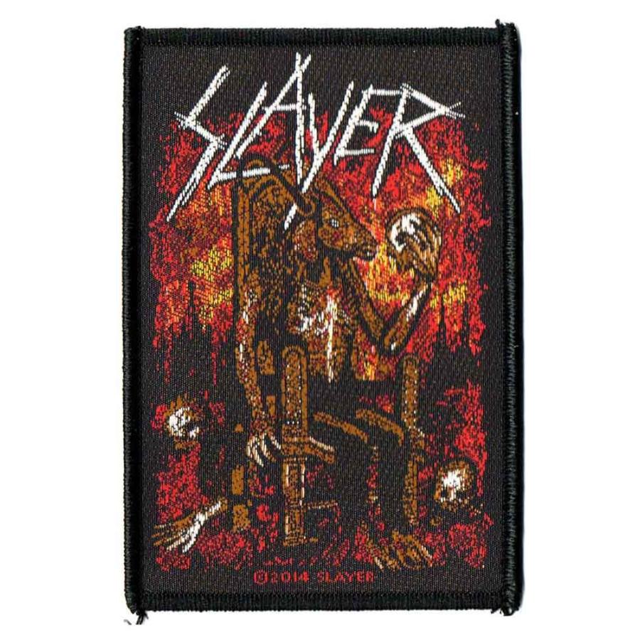 SLAYER   スレイヤー　DEVIL ON THRONE 糊なし刺繍ワッペン パッチ | 