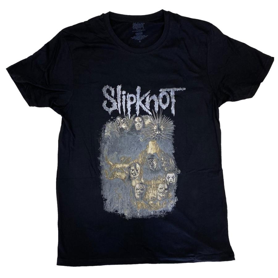 Slipknot グラフィックTシャツ Lサイズ Slipknot Tシャツ Lサイズ 黒 ⑴ スリップノット SRLB4 DT