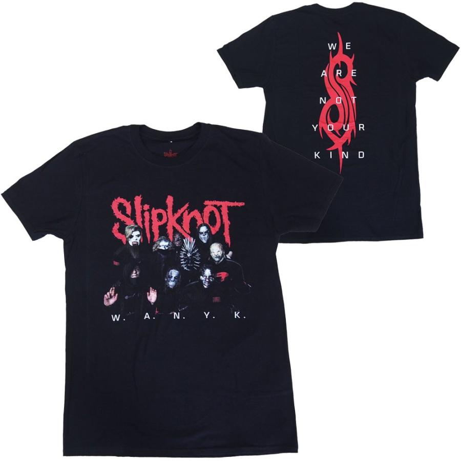 SLIPKNOT ・スリップノット・W.A.N.Y.K.LOGO・Tシャツ・ バンドTシャツ