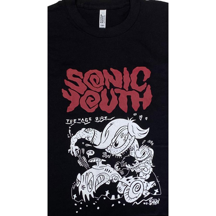 SONIC YOUTH・ソニック ユース・TEENAGE RIOT・Tシャツ・ロックTシャツ