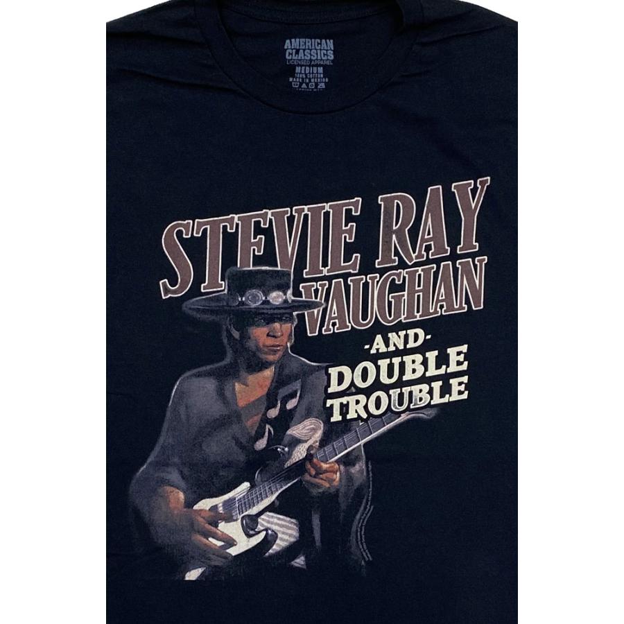 スティーヴィー・レイ・ヴォーン・STEVIE RAY VAUGHAN・DOUBLE TROUBLE・Tシャツ・オフィシャル商品｜dragtrain｜02