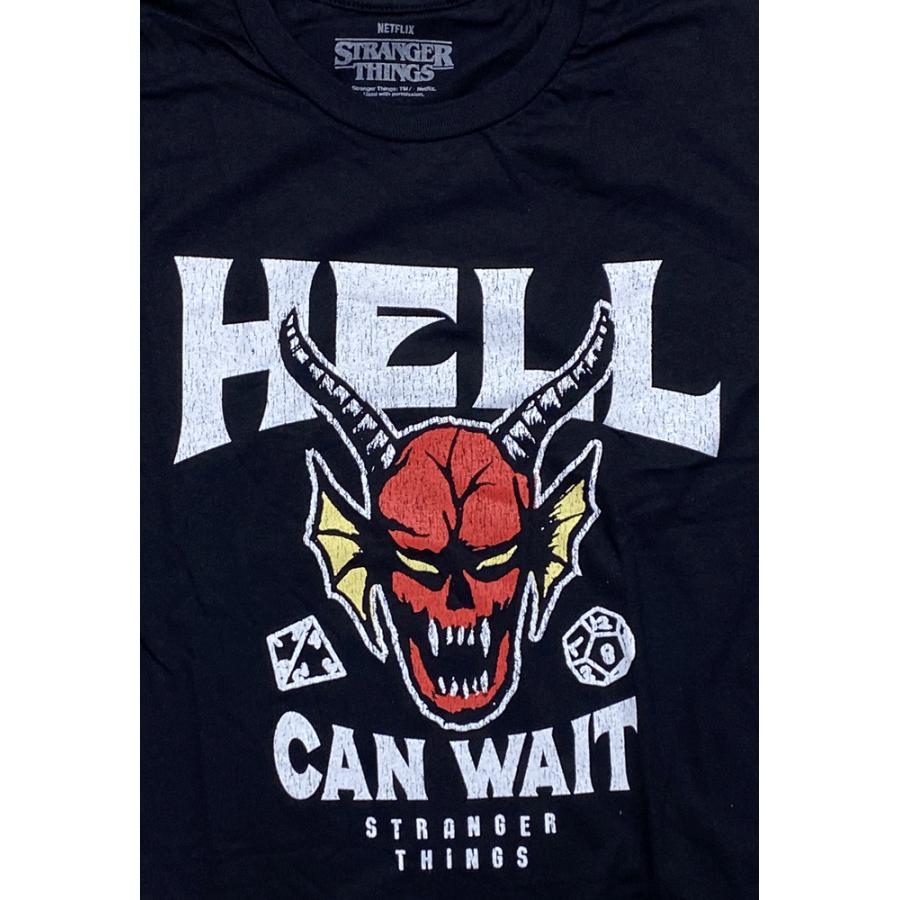 STRANGER THINGS・ストレンジャー・シングス ・HELL CAN WAIT・Tシャツ・ ドラマTシャツ ・オフィシャルTシャツ |  | 01