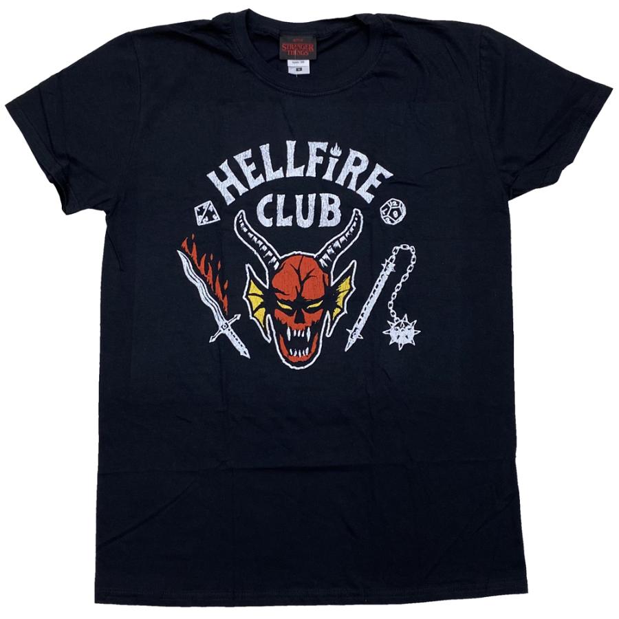 STRANGER THINGS ストレンジャーシングス　ヘルファイア　Tシャツ STRANGER THINGS・ストレンジャー・シングス ・HELLFIRE CLUB