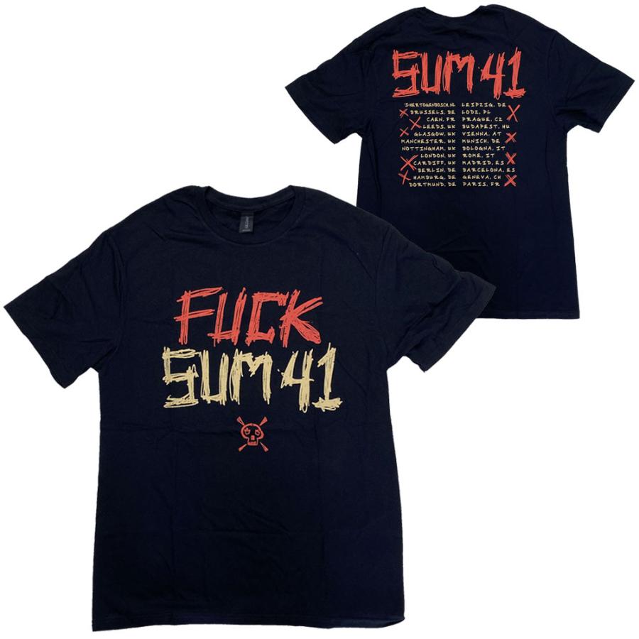 SUM 41・サム41・TOUR 2024・Tシャツ・ロックTシャツ : DRAGTRAIN