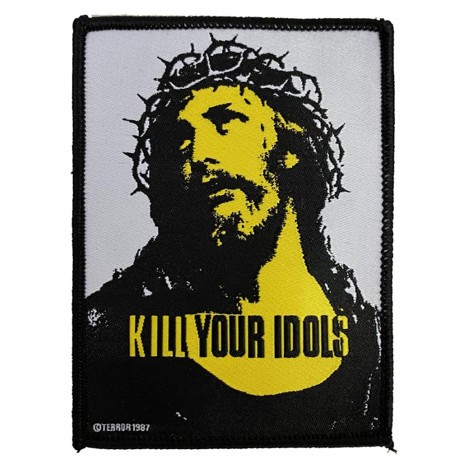 Terror Worldwide テラーワールドワイド Kill Your Idols パッチ ワッペン 刺繍パッチ Dragtrain