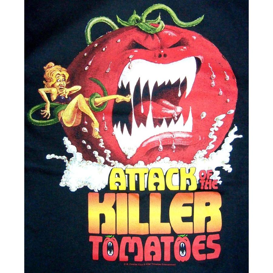 Attack Of The Killer Tomatoes アタック オブ ザ キラー トマト Poster Tシャツ 映画tシャツ Tomatoes Poster Dragtrain 通販 Yahoo ショッピング